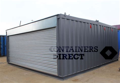 shipping container conversions ft  ft garage unit cs case studies garages