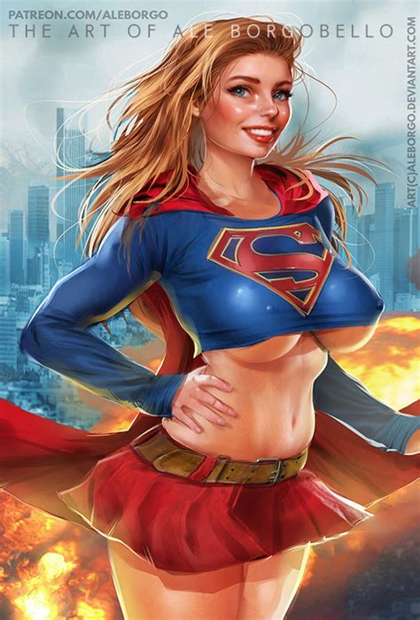 supergirl patreon reward by aleborgo hentai foundry