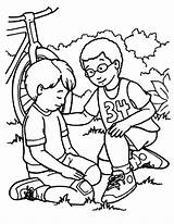 Kindness Preschool Acts Lds Samaritan Kidsplaycolor sketch template