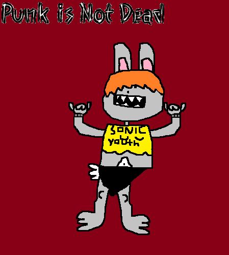 Punky Bunny Punk Is Not Dead By Solidwheel02 On Deviantart
