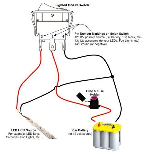 onoff switch led rocker switch wiring diagrams oznium automotive repair boat wiring