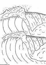 Tsunami Drawing Getdrawings sketch template