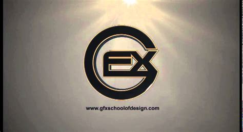gfx school  studio  design   logo concept youtube