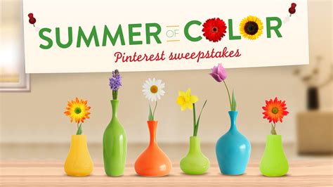 brighten up your season with our summer of color pinterest sweepstakes