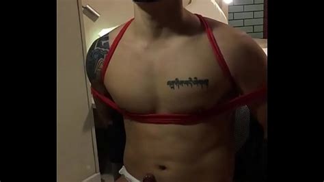 amateur asian chinese japanese tattooed muscle hunk man gay bdsm orgasm