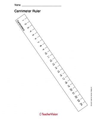 printable centimeter ruler measurement st  grade teachervision