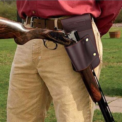 hunting accessories gun waist leather holder pcp mart