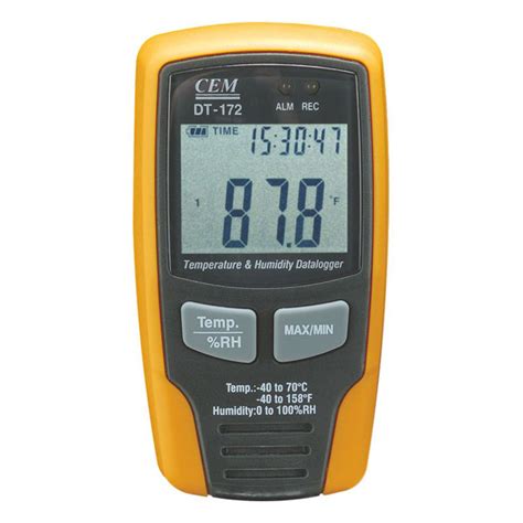 humidity temperature data logger dt 172 care instruments