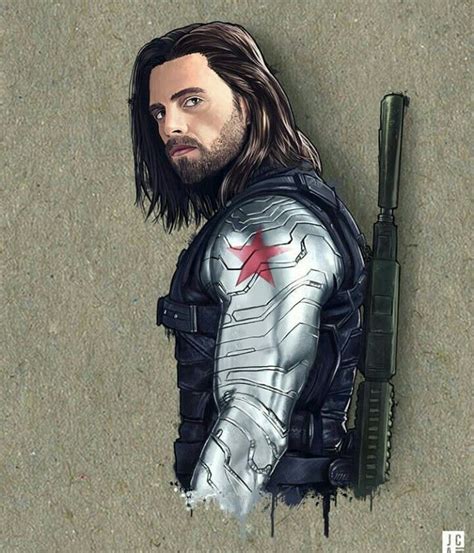 winter soldier drawing tekenen