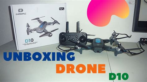 dron deerc  unboxing como sincronizar dron deerc   youtube