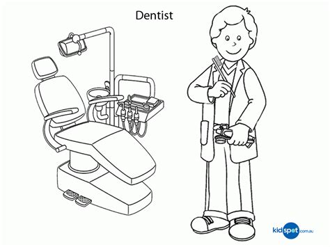 dentist colouring pages dentist coloring  kids coloring
