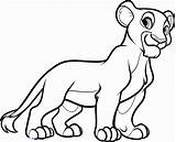 Coloring Nala Simba Kids sketch template