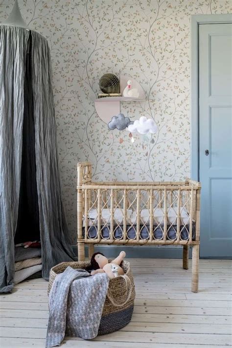 rustic nursery room ideas aesthetic characterful decorating style