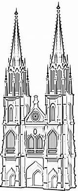 Cathedral Koln Famous Coloring Pages Color sketch template