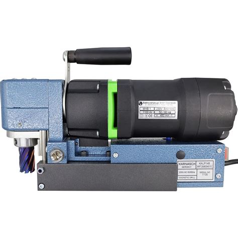 kalp  blue mag  profile magnetic drill heavy duty twin rail  system sensor