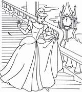 Cenusareasa Colorat Plansa Pantoful Planse Kanak Printese Printesa Istana Carriage Junior Clopotel sketch template