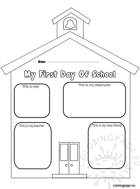 day  school coloring page coloring page