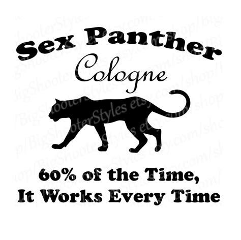 Anchorman Sex Panther Cologne Svg Dxf Png Pdf  Files Ron Etsy