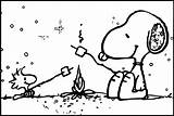 Snoopy Coloring Pages Camping Scout Printable Christmas Sheets Wecoloringpage Beagle Peanuts sketch template