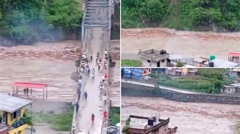 World News Nepal Floods Four Dozens Feared Missing In Sindhupalchok