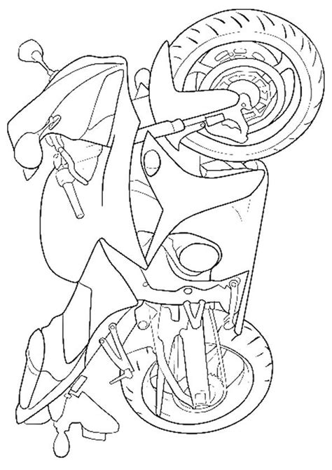 motorcycle coloring pages  toddler  love  color