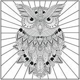 Owl Coloring Mandala Pages Music Adult Color Indie Printable Hard Print Owls Blank Getcolorings Sheet Getdrawings Book Adults Popular Colorings sketch template