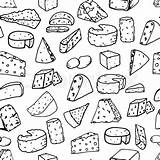 Cheese Pattern Vector Drawing Getdrawings sketch template