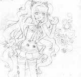 Miku Vocaloid Coloring Pages Teto Searches Recent sketch template