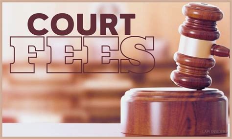 court fee   procedure law insider india