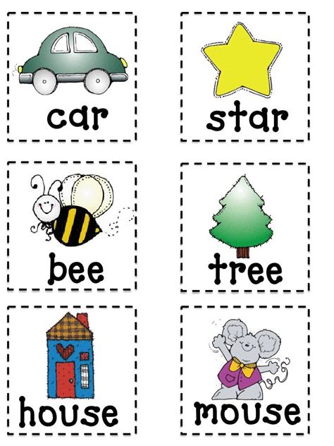beginner reader rhyming activities kindergarten fun preschool