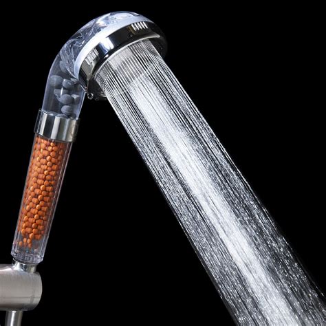 Bathroom Seoul Stone Shower Head Will Filter Hard Water And Reduce