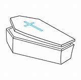 Coffin sketch template