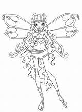 Winx Coloringpagesfortoddlers Layla sketch template