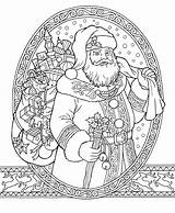 Coloring Santa Christmas Pages Colorful Colorit Drawing Pretty Take Look Freebie Friday sketch template