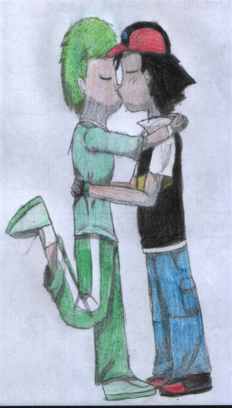ash and angie kiss by bradsharples on deviantart
