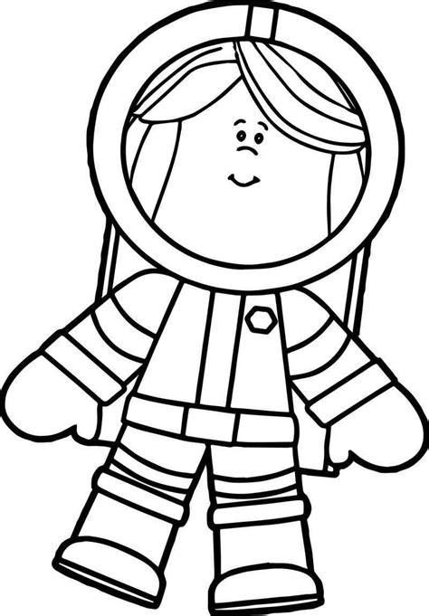astronaut coloring pages  toddlers fieltros patiki