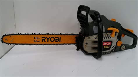 ryobi cc chainsaw lot  allbids