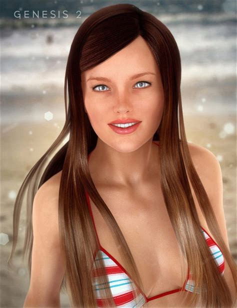 魅力的头发 Charm Hair 3d模型 Cg模型 下载 Qookar