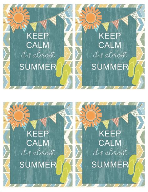 calm   summer  gift tags great  teacher