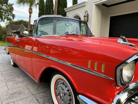 1957 Belair Convertible 283 V8 220 Hp Frame Off Restored