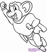 Mighty Mouse Coloring Pages Getdrawings sketch template