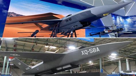 china fh  drone mimics xq  valkyrie ucav concept fighter jets world