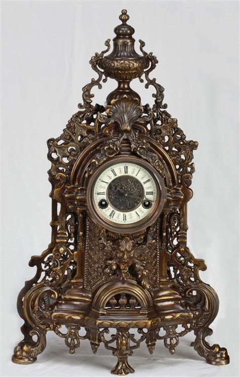 bronze mechanical clock sp  china clock  home decor price