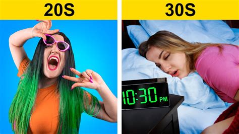 life in your 20s vs 30s youtube