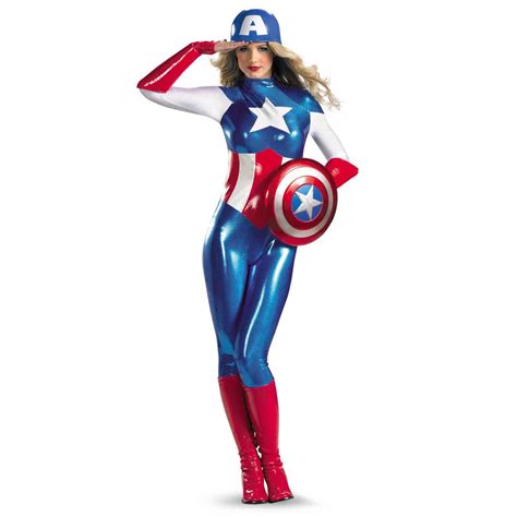 Captain America American Dream Bodysuit Women Noveltystreet