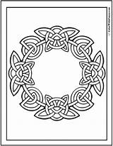 Celtic Knot Colorwithfuzzy Crosses Fuzzy sketch template