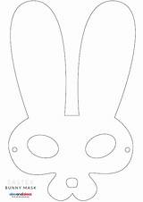 Bunny Mask Easter Template Pdf Templateroller Printable Fill Online sketch template