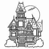 Coloring Haunted House Pages Mansion Printable Halloween Ghost Houses Momjunction Castle Beautiful Colouring Drawing Kids Sheets 4kb 230px sketch template