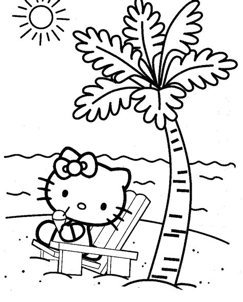 kitty coloring pages