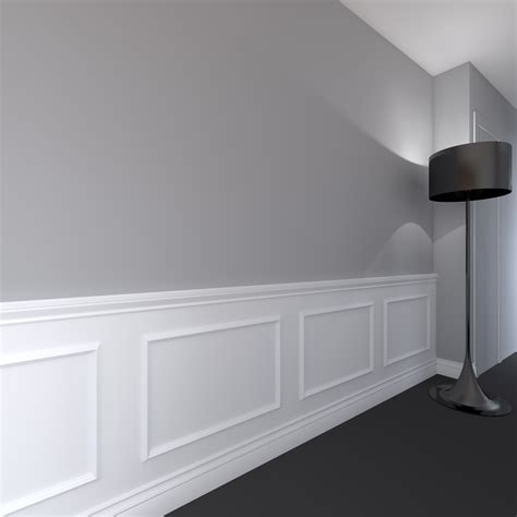 Cornici estruse e angoli che valorizzano i soffitti e le pareti con linee pulite, . Pannello laccato per boiserie negozio online mybricoshop.com